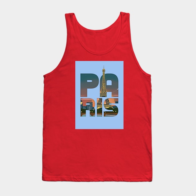 PARIS Tank Top by mirailecs